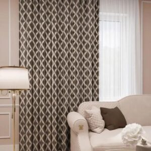 Готовые шторы Марсель шоколад