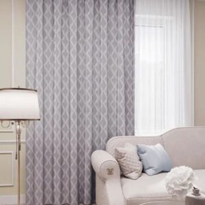 Готовые шторы Марсель серый