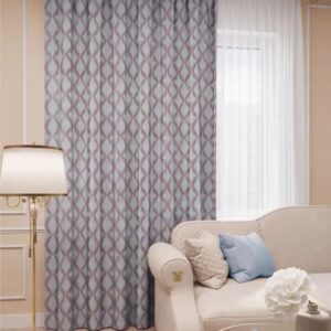 Готовые шторы Марсель голубой